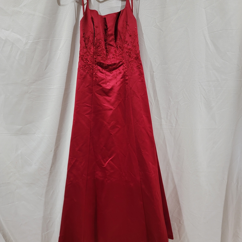 Michaelangelo Vibrant Red Polyester Dress